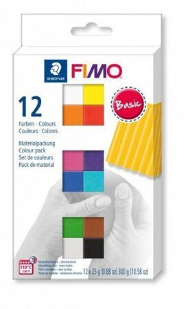 Набор пластики FIMO Soft 12 цветов по 25 гр.